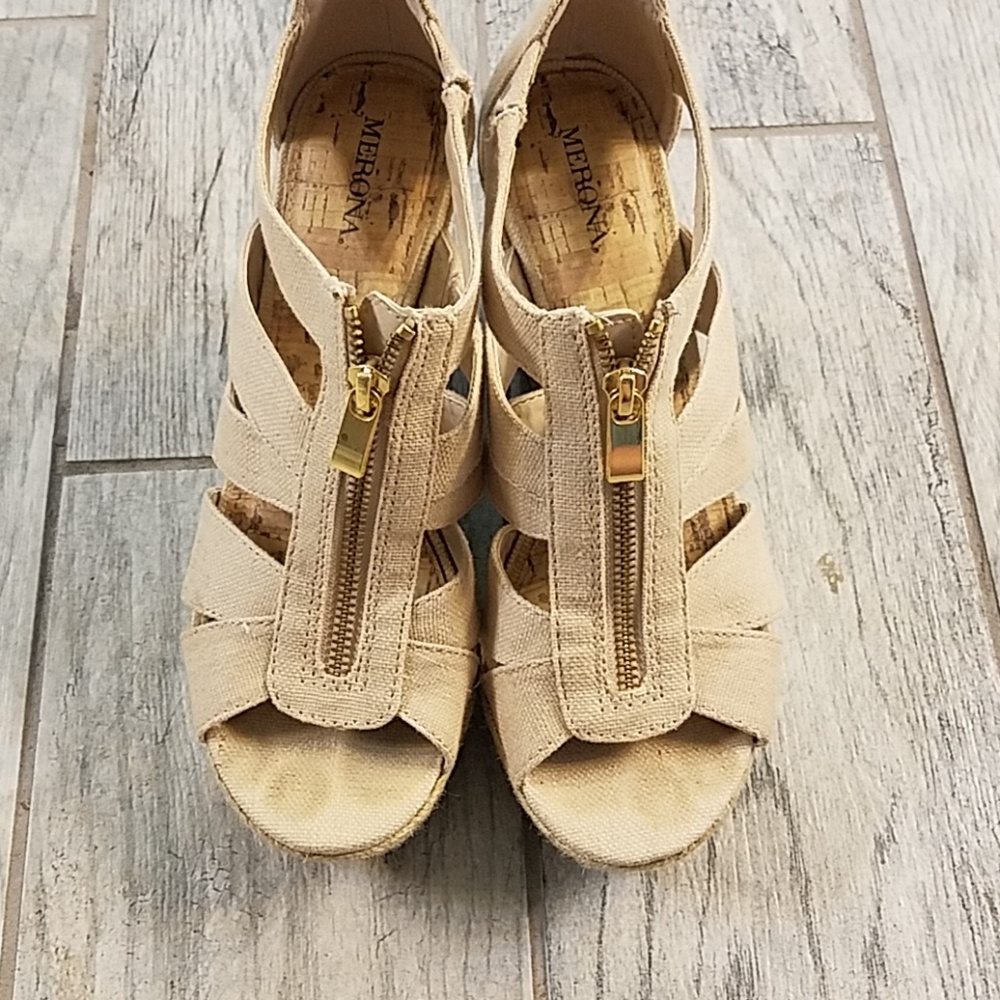 Merona Nude wedges